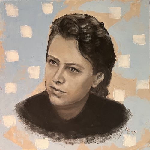 30 x 30 cm, Öl auf Hartfaserplatte