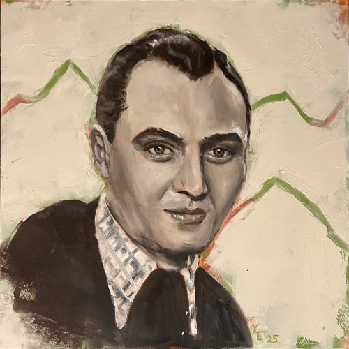 30 x 30 cm, Öl auf Hartfaserplatte