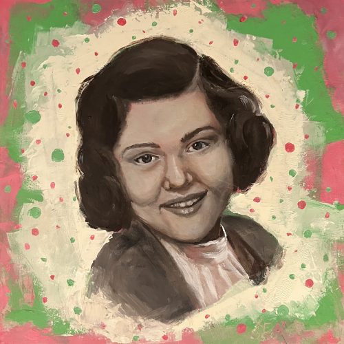 30 x 30 cm, Öl auf Hartfaserplatte